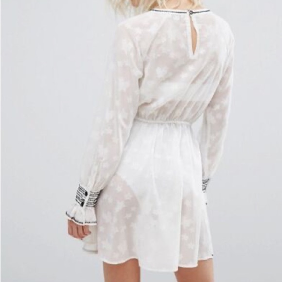 Star Jacquard Dress with Beaded Hem - Picture 2 of 10